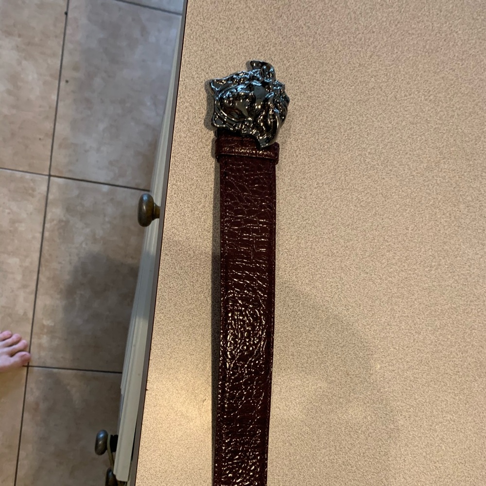 *Mens Versace Crocodile belt*